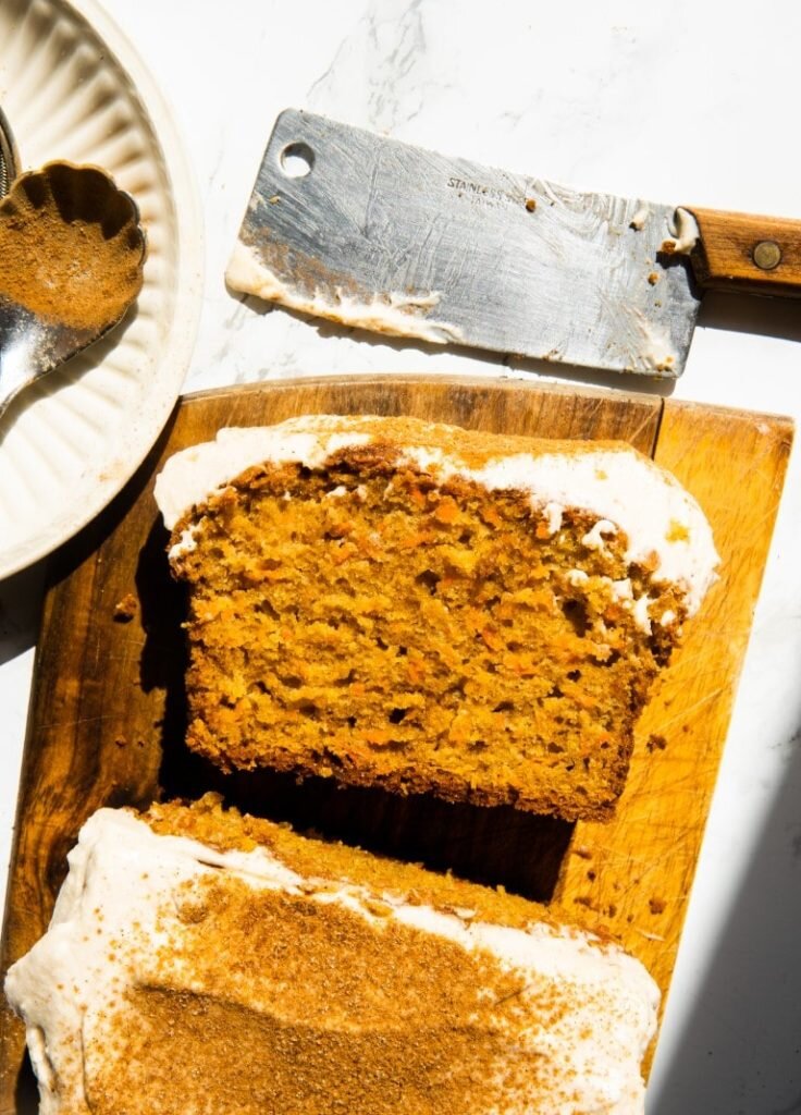 Carrot Bread with Honey Frosting 2
